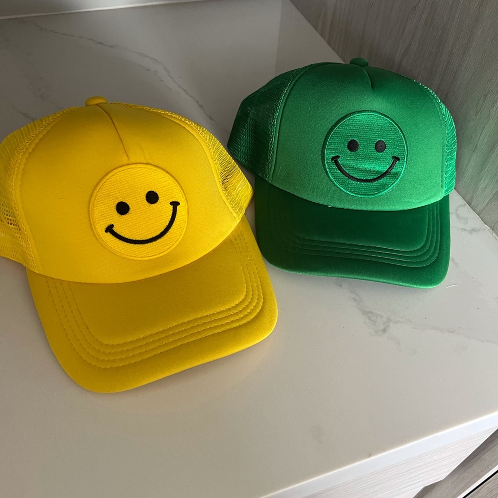 Two trucker hats